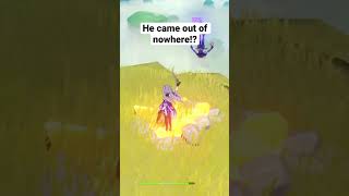 He came out of nowhere!? (Genshin impact)