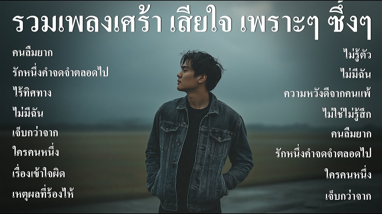 รวมเพลงเศร้า เจ็บๆ เพราะๆ ซึ้งๆ ฟังตอนทำงาน ตอนเดินทาง ฟังต่อเนื่องยาวๆ - SOUND SPECTRUM