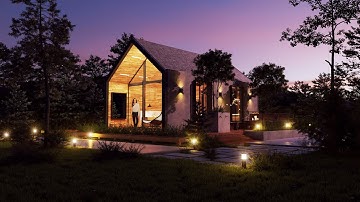 Sketchup Cơ Bản | Buổi số 12 | Thiết Lập Ánh Sánh Ban Đêm Trong Vray