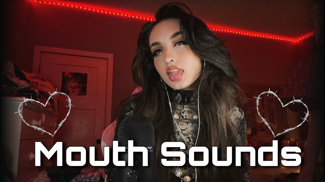 ASMR  Pure Mouth Sounds at 100 Sensitivity  Fast  Aggressive wetdry 