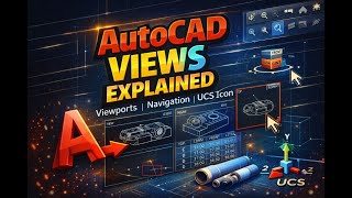 AutoCAD Views Explained | Viewport , Navigation & UCS Icon