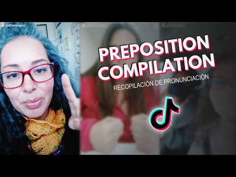 Tiktok PREPOSITION Compilation - Dilo en Inglés