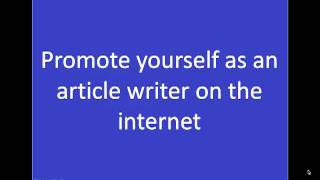 Article Marketing Strategy And Tips.