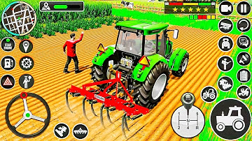 Modern Tractor Farming Driving Simulator 3D - New Tractor Games - Android Gameplay 
