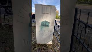 The grave of Ambrose Orvis. New Hudson Cemetery.