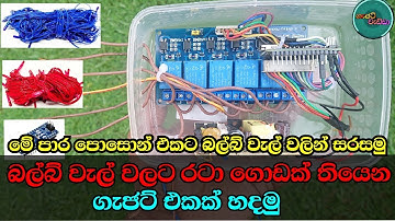 Gajat Wedda - LED Gel Bulb String Arduino - මේ පාර පොසොන් එකට මුළු ගෙදරම බල්බ් වැල් වලින් සරසමු