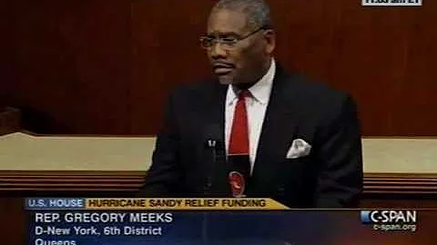 Meeks Speaks on House Floor Regarding Sandy Relief...