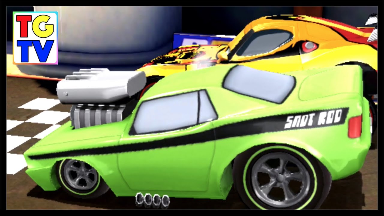 Disney Pixar Cars SnotRod 4 Screen Race & Paint Jobs | Cars Fast as Lightning
