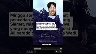 Sepatu Ali di temukan di segara wedi