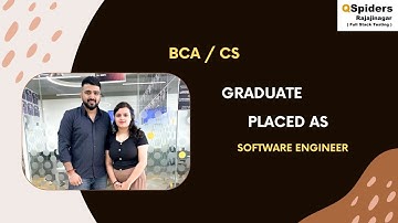 My journey from BCA(CS) to SOFTWARE ENGINEER at QSpiders Rajajinagar
