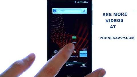 How Do I Create Folders On My HTC Rezound?