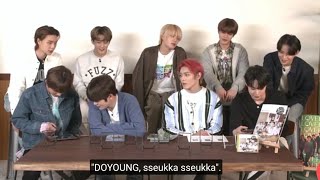 NCT 127 members reaction & tease Doyoung sseukka sseukka Cafe Midnight Season 3