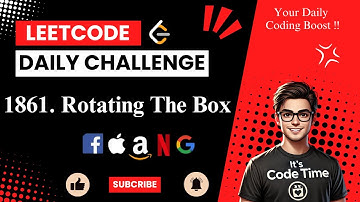 1861. Leetcode Daily | Rotating The Box | Medium | DSA | MAANG | C++ | Detalied Solution & Analysis