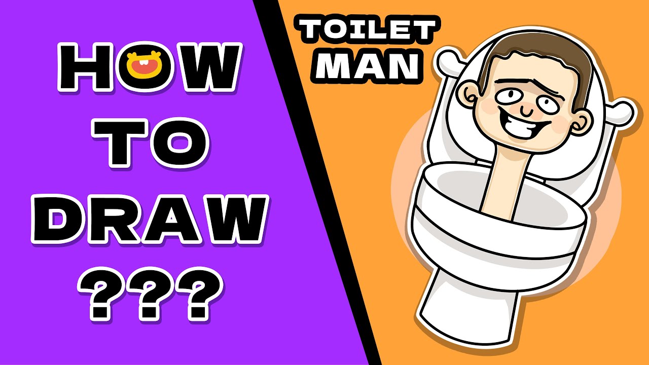 OHHH TOILET MAN !!! How To Draw Toilet Man Skibidi Toilet YouTube