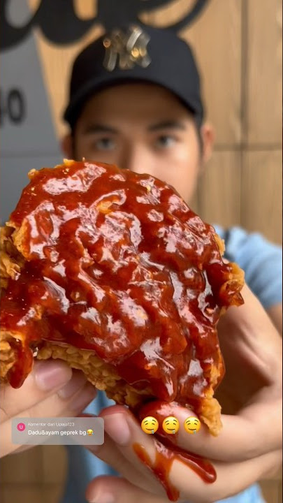 Makan spicy kfc 4 kali suap