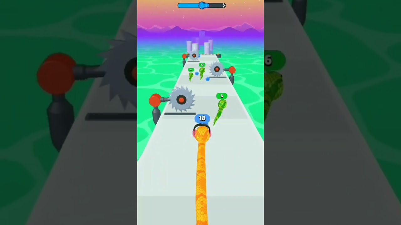 Android snake run race games level 329 snake run race|