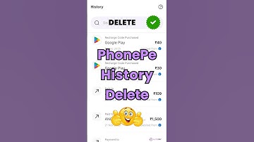Phonepe History Kaise Delete Kare | Phonpe ki History kaise Delete kare