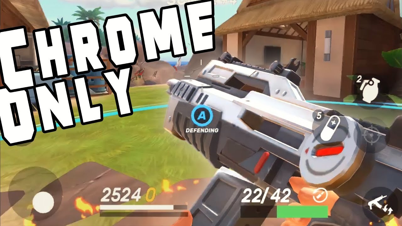 Only Chrome Weapons! -  Guns of Boom