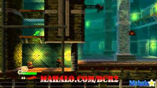 Bionic Commando Rearmed 2-Prison Break-Napalm Launcher Upgrade Wealth