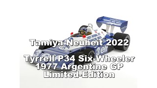 Tamiya Tyrrell P34 Six Wheeler 1977 Argentine GP - F103 Neuheit
