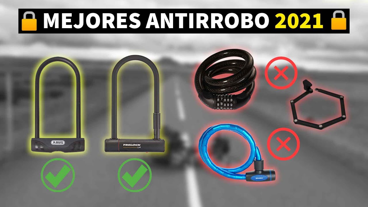 🔒 Mejores Antirrobo o Candados al 2021🚲Como evitar que te roben la  bicicleta - 