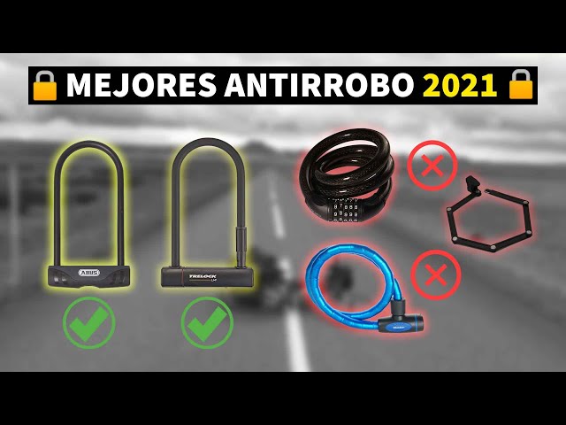 Mejores Antirrobo o Candados al 2021 Como evitar que te roben la bicicleta  - 