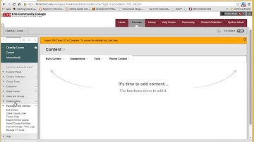 Copy a Blackboard Test from One Course to Another