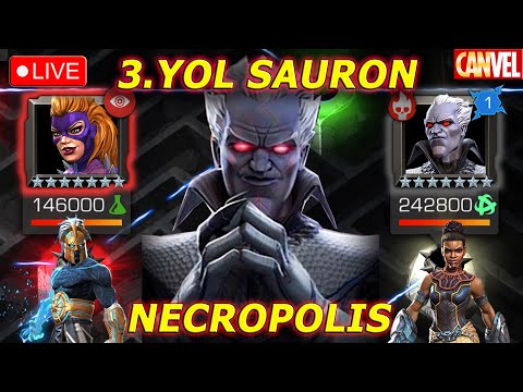 🔴 NECROPOLIS 3.YOL SAURON VE SÖRFÇÜ YOLU | AEGON R6 !! - MCOC