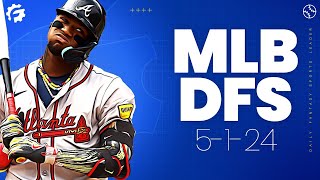 MLB DFS Picks & Strategy for DraftKings & FanDuel EARLY SLATE (5/1/24) - Crunch Time screenshot 2
