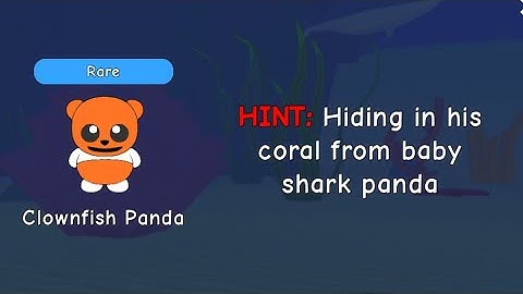 How To Get The “Clownfish” Panda | Find The Pandas #roblox #panda