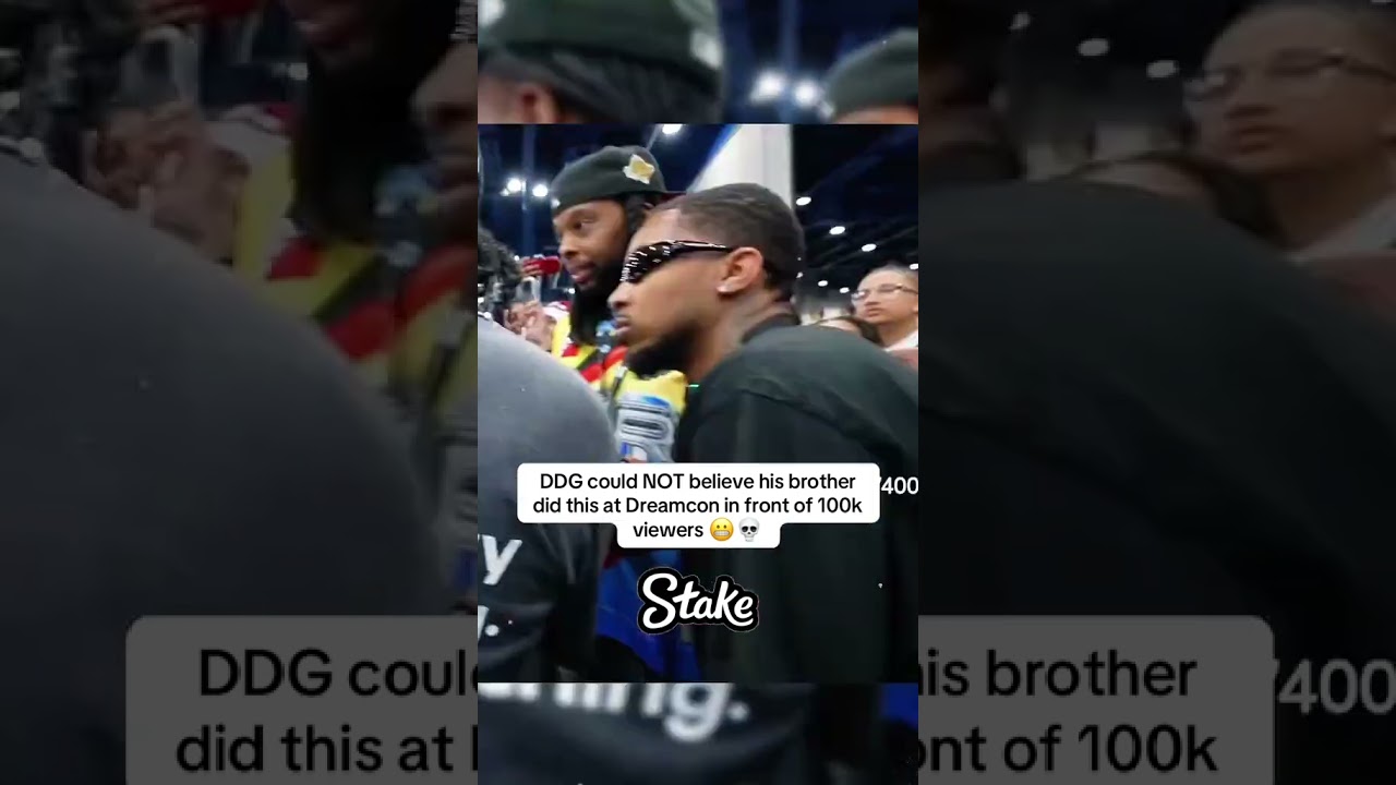 DDG could NOT believe his brother did this at Dreamcon in front of 100k viewers 😬💀