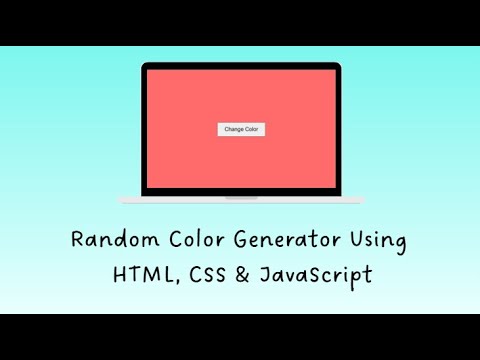 Random Color Generator Using HTML, CSS & JavaScript | Full Tutorial + Code Explanation 🎨💻