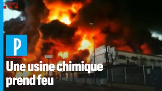 Espagne : un violent incendie dans une usine de recyclage de produits chimiques