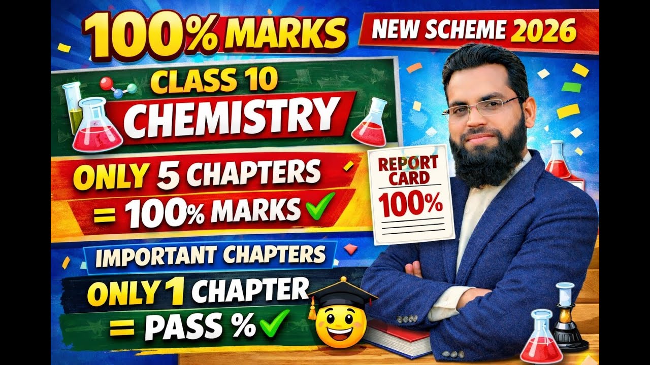 Pairing Scheme 2026 Chemistry 10th Class| Important Chapters & Paper Pattern