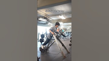 Can’t Breathe on Chest Supported T-Bar Rows… do this