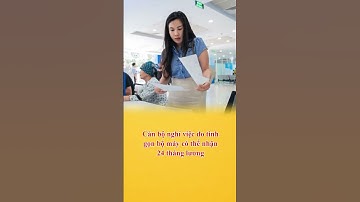 Cán bộ nghỉ việc do tinh gọn bộ máy có thể nhận 24 tháng lương #thoisuvietnam #tintuc24h