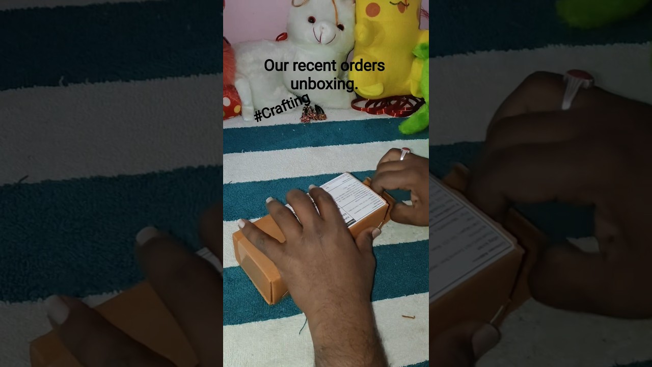 Our recent orders unboxing. B7000 and glue stick pen. kundan stick pen. 