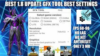 GFX TOOL 1.8 BEST SETTING IS HERE IN PUBG MOBILE & BGMI | HOW TO USE GFX TOOL 1.8 IN PUBGM & BGMI screenshot 5