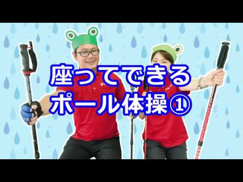 雨の日は家で 座ってできる体操１ ポールウォーキング Youtube