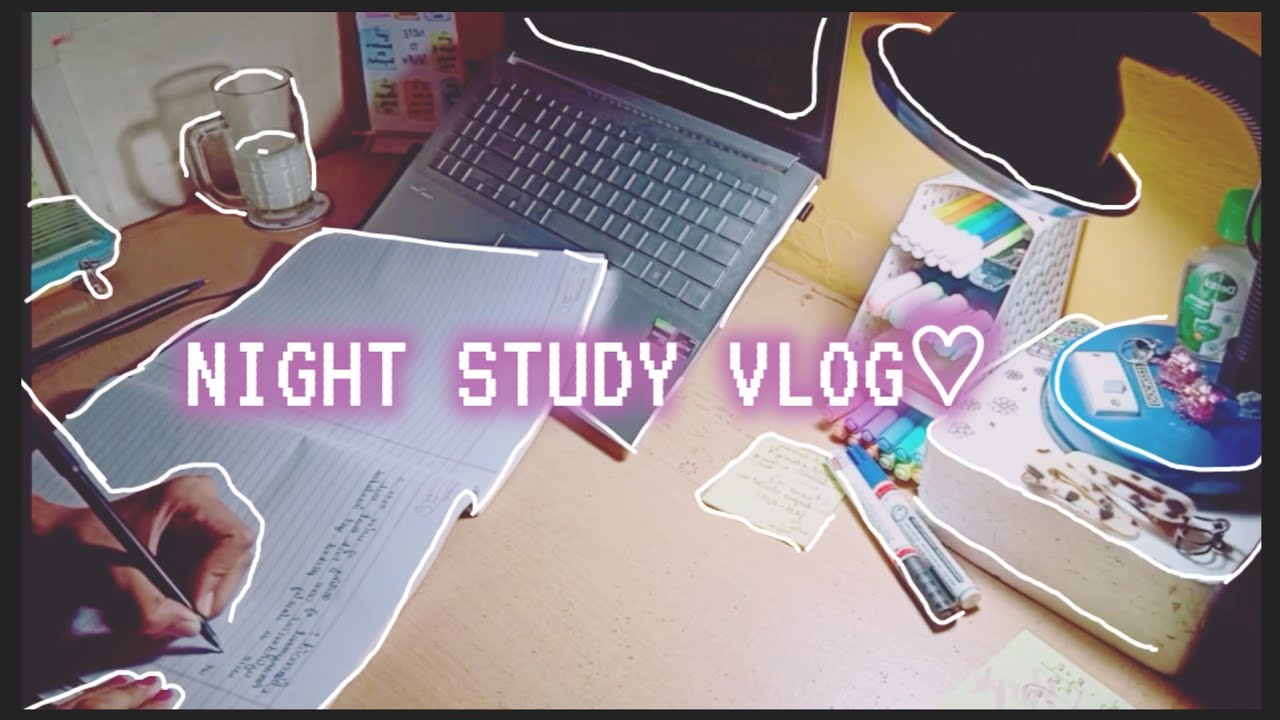 My night study routine♡ || Study vlog || #study #12thgrader # ...