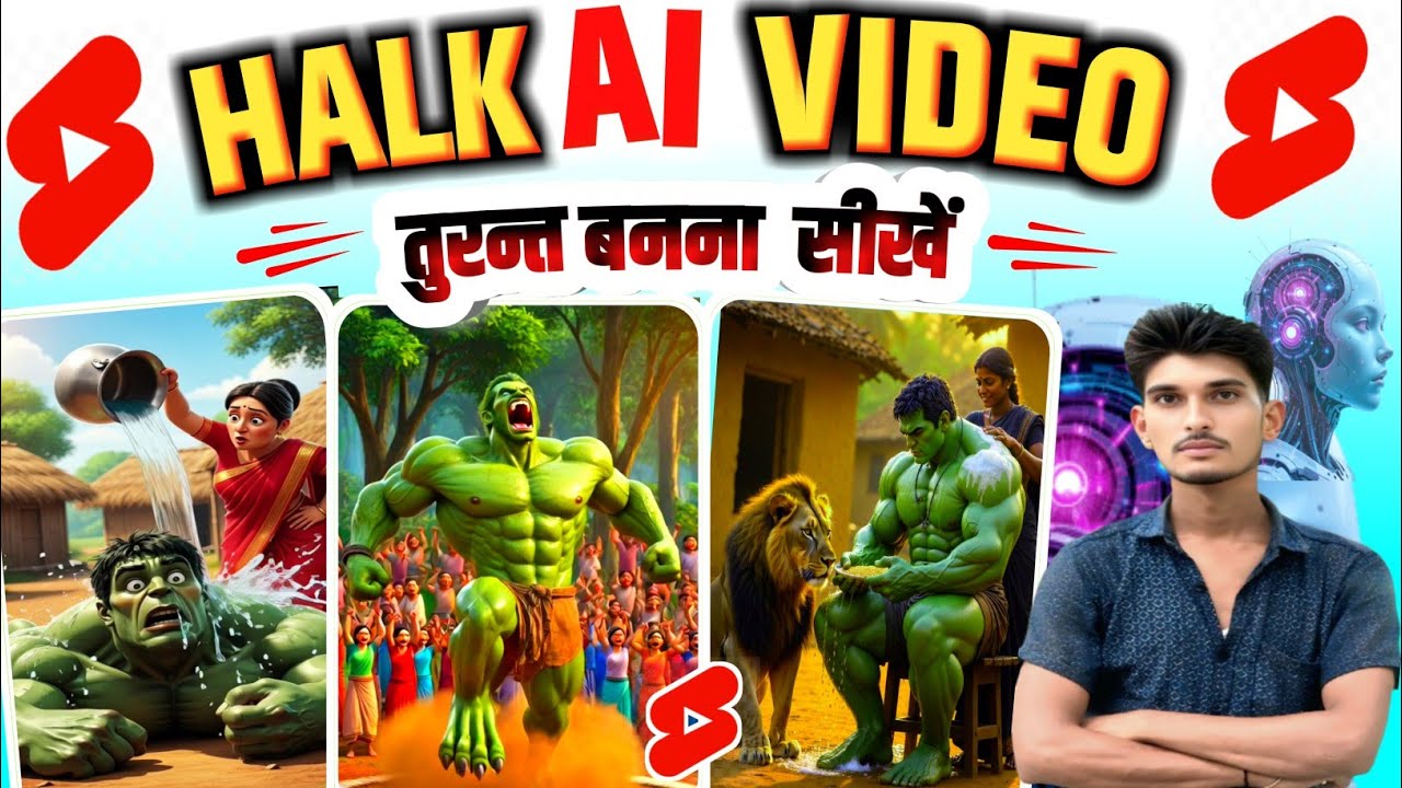 Hulk AI Video Kaise Banaye | Free AI Hulk Animation Video Tutorial Hindi