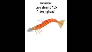 Big Profile Big Bite Appeal 165 Live Shrimp Weedless. Light Jighead, Heavy Jighead Models