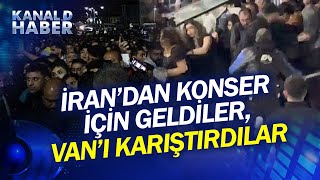 Van'da İranlı Şarkıcının Konserinde İzdiham Yaşandı: Cam Kapıları Kırıp İçeri Girdiler! #Haber