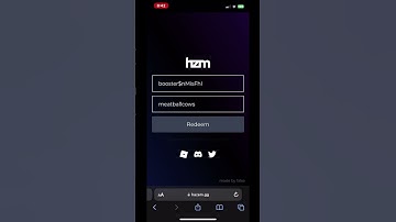 Redeeming a booster code from hazem.gg