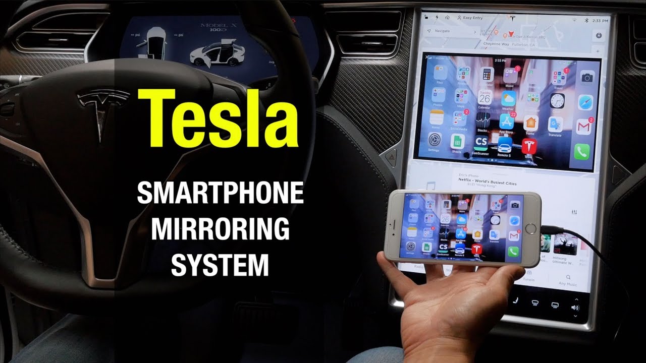 Tesla Model 3 Smartphone Mirroring Kit