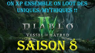 Je PL votre XP On farm BOSS, HELL TIDES, DONJONS !! Diablo IV Saison 8 en Barbare ! Let's play FR