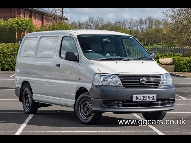 2009 09 TOYOTA HIACE 280 Van 2 5 D 4D 120hp - YouTube
