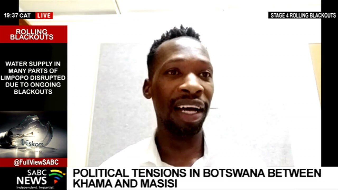 Download Update on political tensions between Botswana's Khana and Masisi: Lawrence Ookeditse