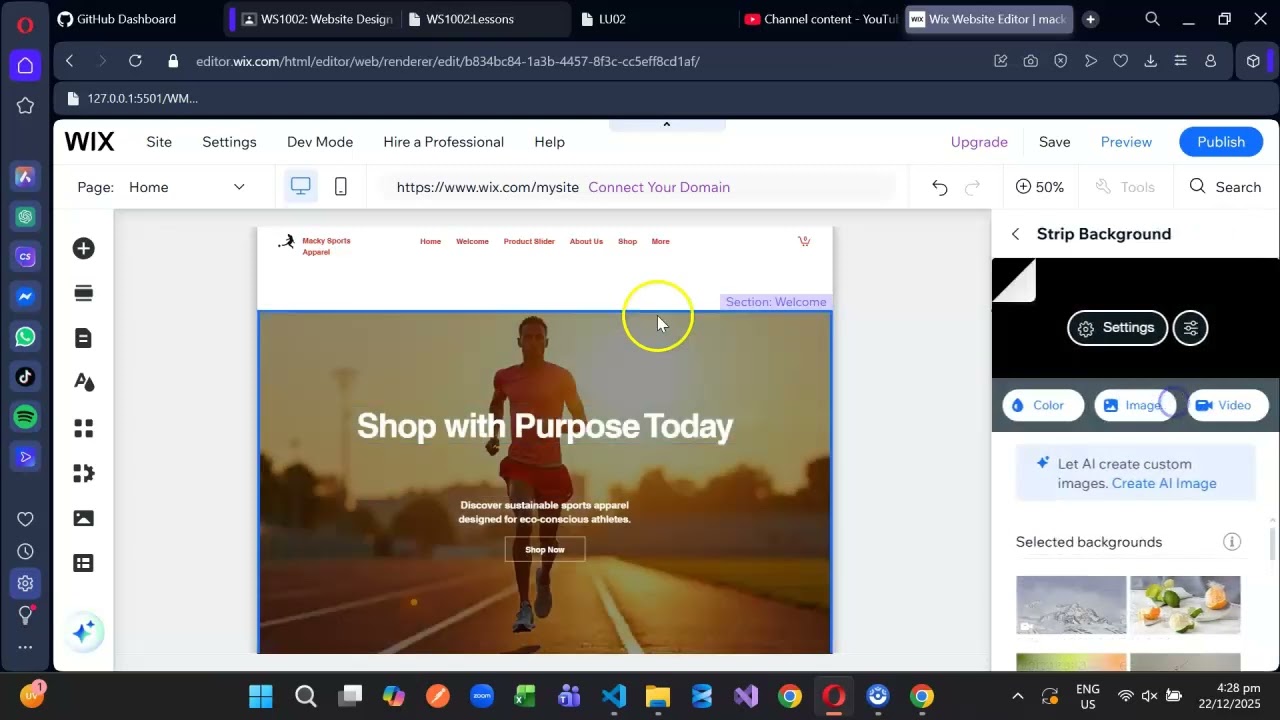 Wix: Adding Elements and Pages