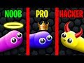 NOOB vs PRO vs HACKER in SLITHER.IO!